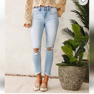 Bridge By Gly Mid Rise Ankle Skinny Jeans